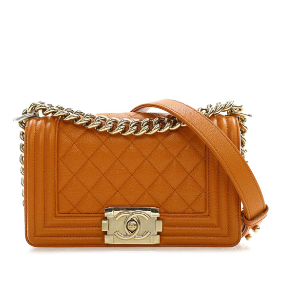 Pre-Loved Chanel Small Quilted Caviar Boy Flap - Picture 1 of 12